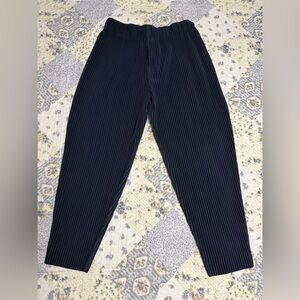 New!  Issey Miyake Homme Plisse navy pants